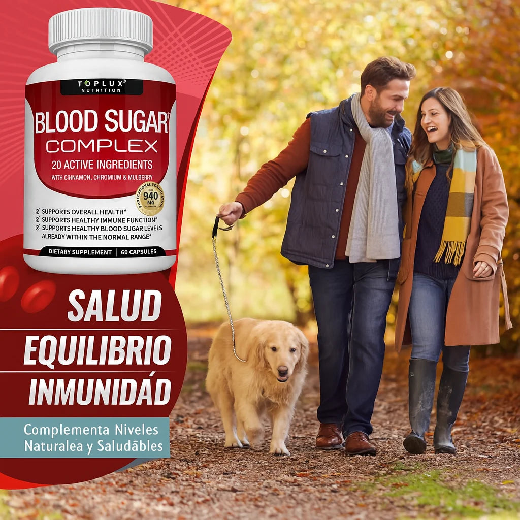 Blood Sugar Complex – Suplemento para el Apoyo de la Glucosa