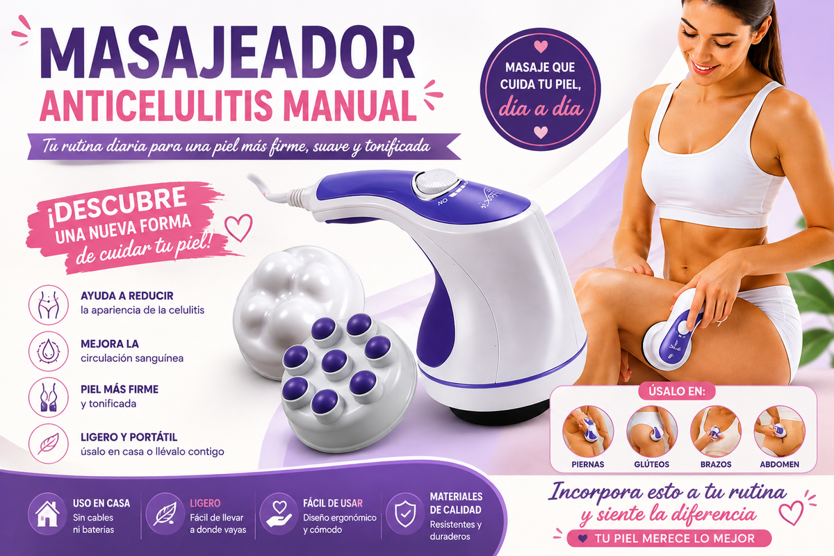 MASAJEADOR ANTICELULITIS MANUAL