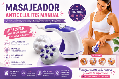 MASAJEADOR ANTICELULITIS MANUAL