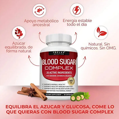 Blood Sugar Complex – Suplemento para el Apoyo de la Glucosa